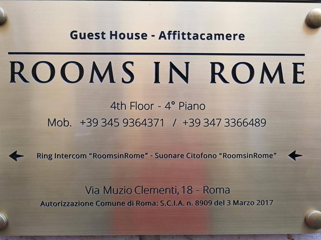 Rooms In Рим Экстерьер фото